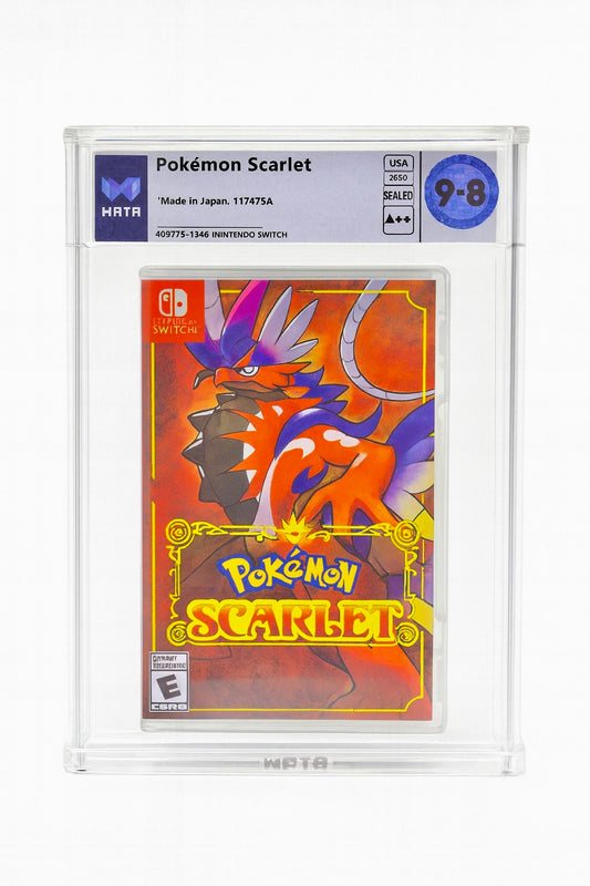 WATA 9.8 (A++) - Pokemon Scarlet (1st Print) - Nintendo Switch