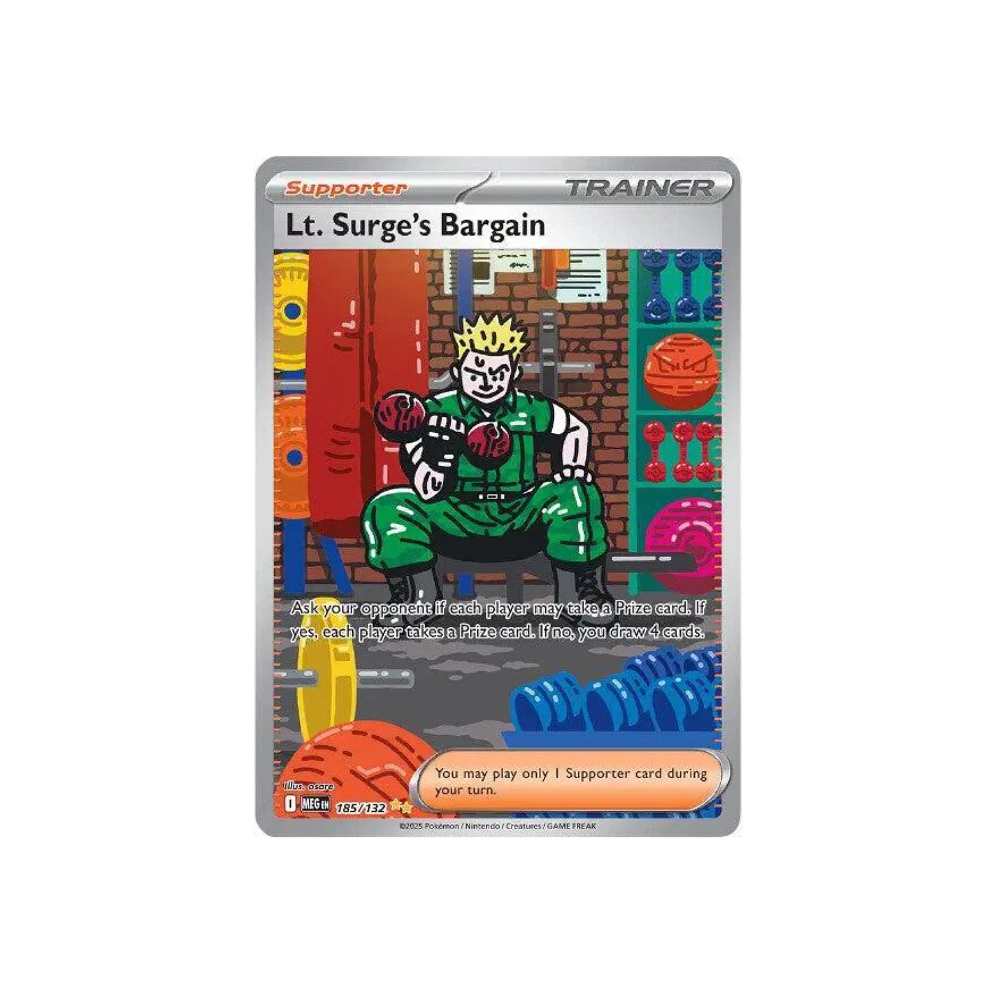Lt. Surge's Bargain - Mega Evolution (SIR) 185/132